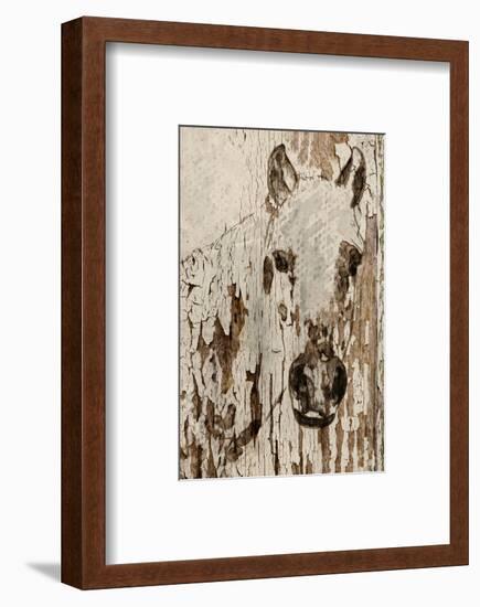 Champagne Horse-null-Framed Art Print