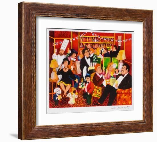 Champagne I-Guy Buffet-Framed Collectable Print