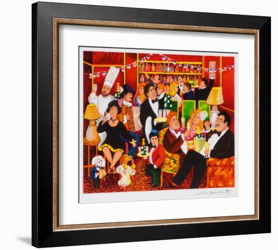 Champagne I-Guy Buffet-Framed Collectable Print