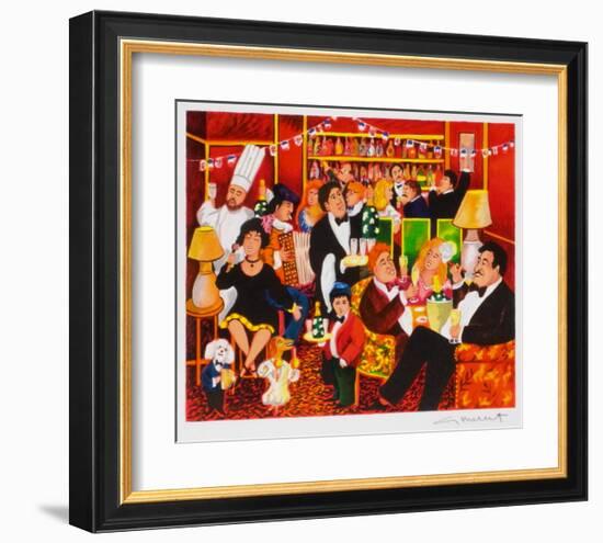 Champagne I-Guy Buffet-Framed Collectable Print