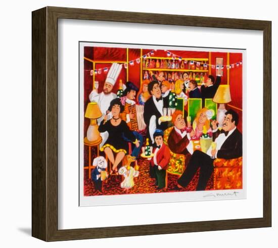 Champagne I-Guy Buffet-Framed Collectable Print