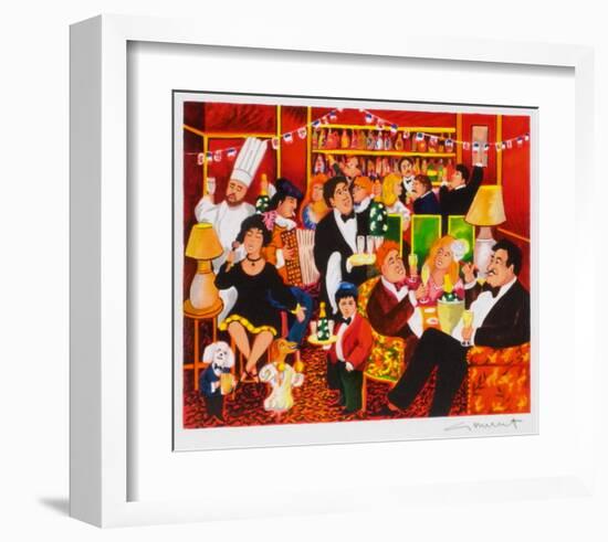 Champagne I-Guy Buffet-Framed Collectable Print