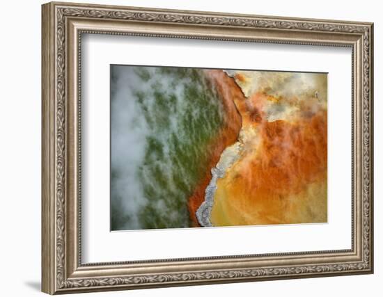 Champagne Pool and Artists Palette, Waiotapu Thermal Reserve, Rotorua, North Island, New Zealand-David Wall-Framed Photographic Print