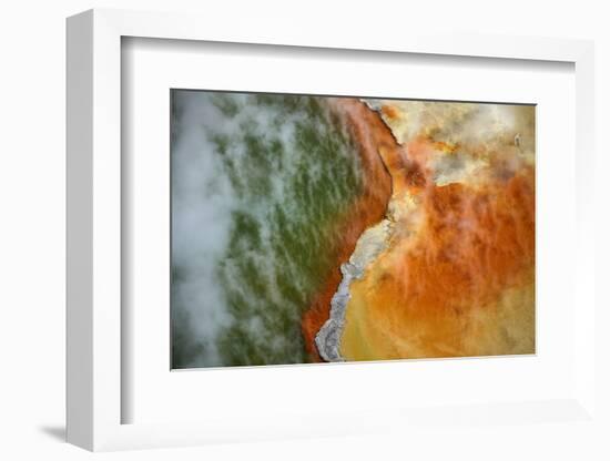 Champagne Pool and Artists Palette, Waiotapu Thermal Reserve, Rotorua, North Island, New Zealand-David Wall-Framed Photographic Print