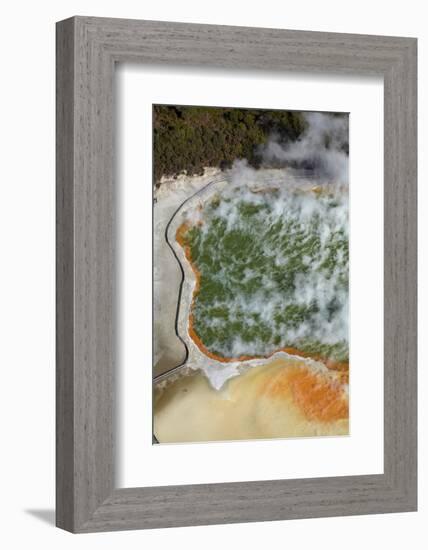 Champagne Pool and Artists Palette, Waiotapu Thermal Reserve, Rotorua, North Island, New Zealand-David Wall-Framed Photographic Print