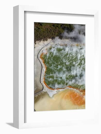 Champagne Pool and Artists Palette, Waiotapu Thermal Reserve, Rotorua, North Island, New Zealand-David Wall-Framed Photographic Print