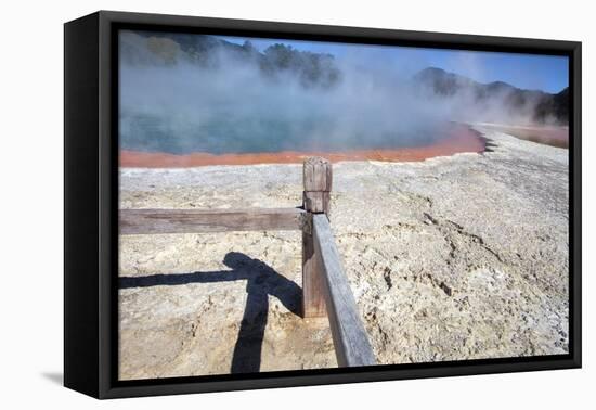 Champagne Pool, Hot Springs, Waiotapu Goethermal Wonderland, Rotorua, New Zealand, Oceania-Jeremy Bright-Framed Premier Image Canvas