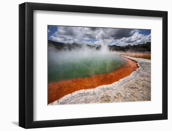 Champagne Pool, Hot Springs, Waiotapu Goethermal Wonderland, Rotorua, New Zealand, Oceania-Jeremy Bright-Framed Photographic Print