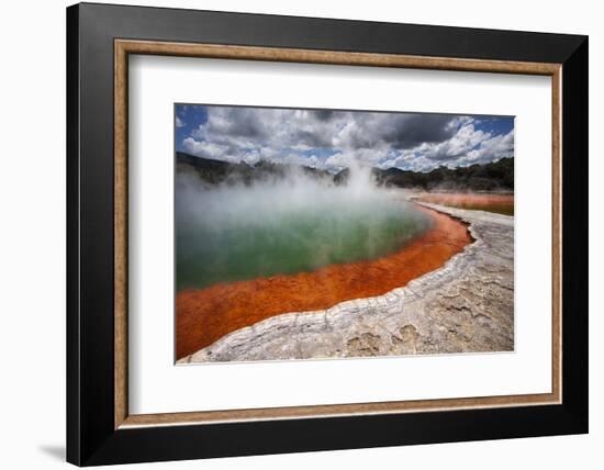 Champagne Pool, Hot Springs, Waiotapu Goethermal Wonderland, Rotorua, New Zealand, Oceania-Jeremy Bright-Framed Photographic Print