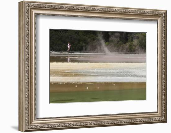 Champagne Pool, Hot Springs, Waiotapu Goethermal Wonderland, Rotorua, New Zealand, Oceania-Jeremy Bright-Framed Photographic Print