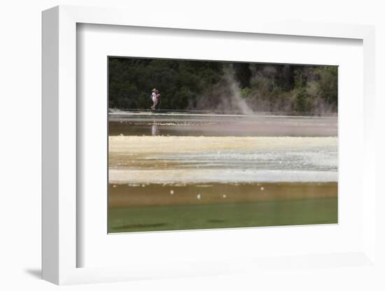 Champagne Pool, Hot Springs, Waiotapu Goethermal Wonderland, Rotorua, New Zealand, Oceania-Jeremy Bright-Framed Photographic Print