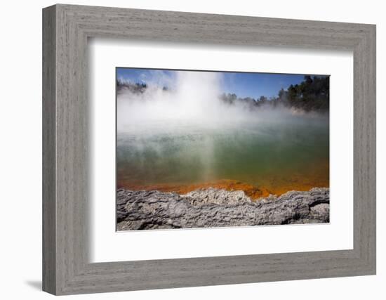 Champagne Pool, Hot Springs, Waiotapu Goethermal Wonderland, Rotorua, New Zealand, Oceania-Jeremy Bright-Framed Photographic Print