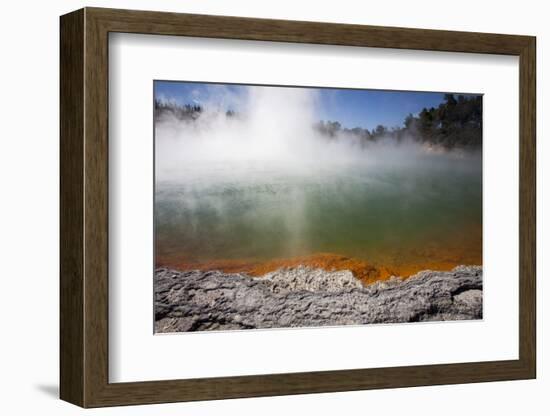 Champagne Pool, Hot Springs, Waiotapu Goethermal Wonderland, Rotorua, New Zealand, Oceania-Jeremy Bright-Framed Photographic Print