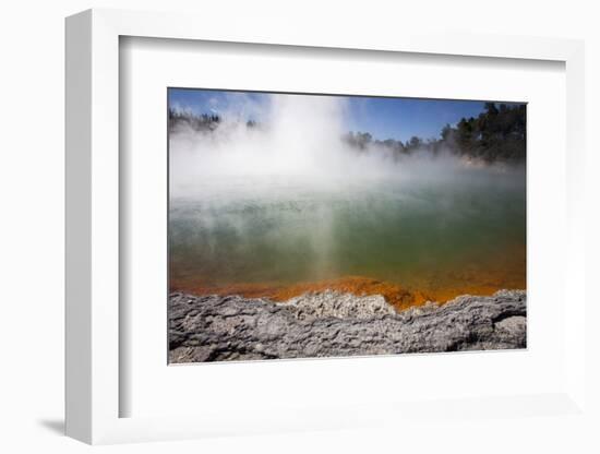 Champagne Pool, Hot Springs, Waiotapu Goethermal Wonderland, Rotorua, New Zealand, Oceania-Jeremy Bright-Framed Photographic Print