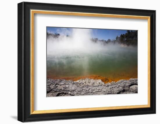 Champagne Pool, Hot Springs, Waiotapu Goethermal Wonderland, Rotorua, New Zealand, Oceania-Jeremy Bright-Framed Photographic Print