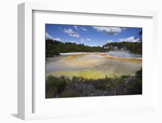 Champagne Pool, Hot Springs, Waiotapu Goethermal Wonderland, Rotorua, New Zealand, Oceania-Jeremy Bright-Framed Photographic Print