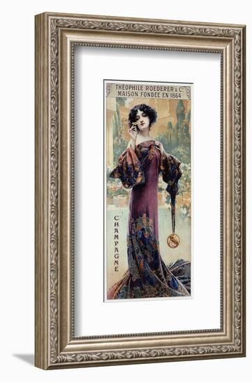 Champagne Roederer-Gaspar Camps-Framed Art Print