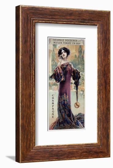 Champagne Roederer-Gaspar Camps-Framed Art Print