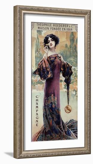 Champagne Roederer-Gaspar Camps-Framed Art Print