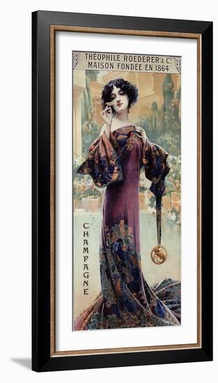 Champagne Roederer-Gaspar Camps-Framed Art Print