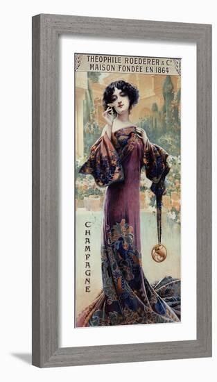 Champagne Roederer-Gaspar Camps-Framed Art Print