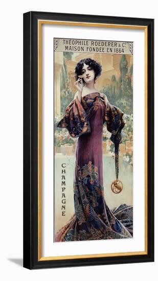 Champagne Roederer-Gaspar Camps-Framed Art Print