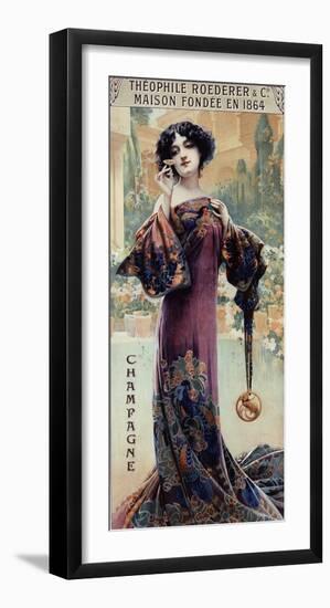 Champagne Roederer-Gaspar Camps-Framed Art Print