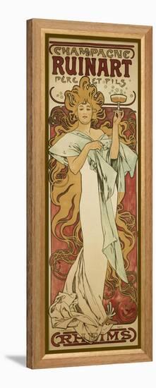 Champagne Ruinart, 1896-Alphonse Mucha-Framed Premier Image Canvas