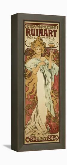 Champagne Ruinart, 1896-Alphonse Mucha-Framed Premier Image Canvas