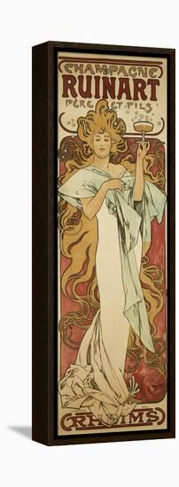 Champagne Ruinart, 1896-Alphonse Mucha-Framed Premier Image Canvas