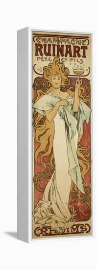 Champagne Ruinart, 1896-Alphonse Mucha-Framed Premier Image Canvas