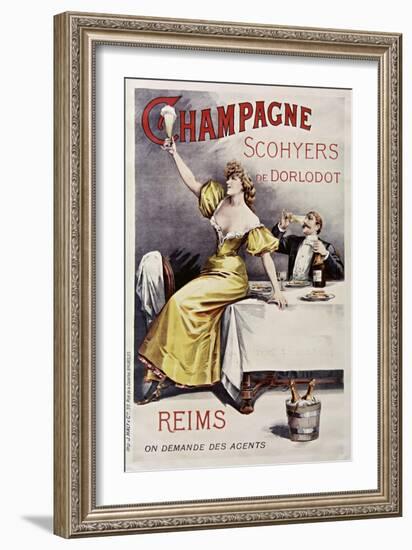 Champagne Scohyers-null-Framed Premium Giclee Print