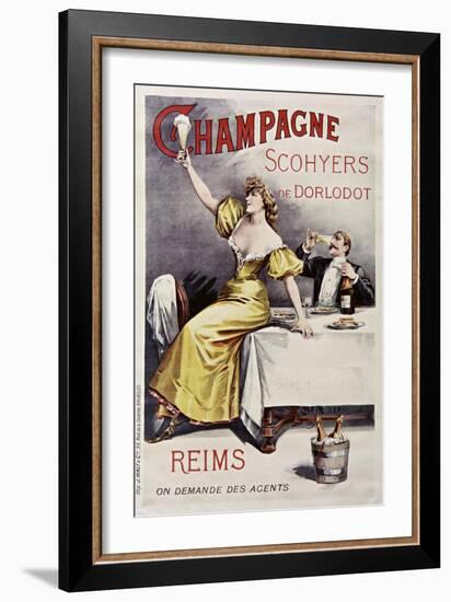 Champagne Scohyers-null-Framed Premium Giclee Print