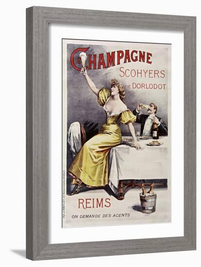 Champagne Scohyers-null-Framed Giclee Print