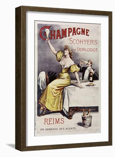 Champagne Scohyers-null-Framed Giclee Print