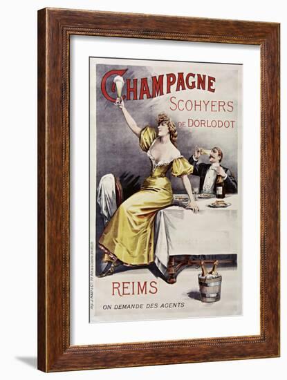 Champagne Scohyers-null-Framed Giclee Print