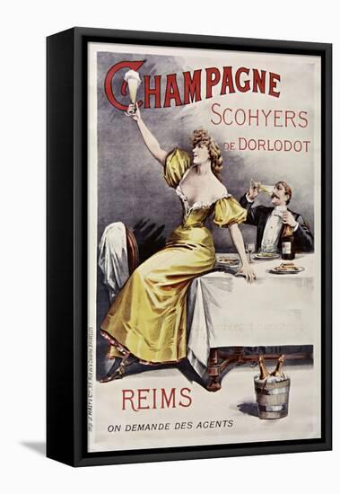 Champagne Scohyers-null-Framed Premier Image Canvas