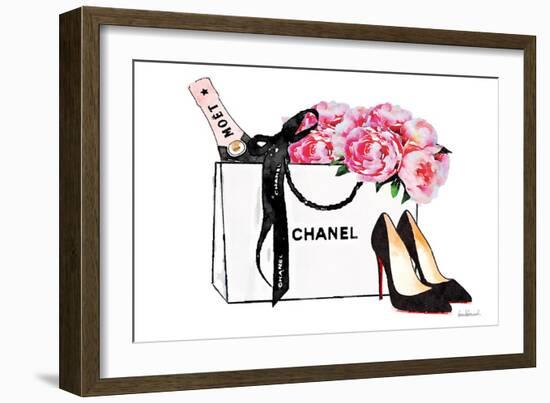 Champagne & Shopping-Amanda Greenwood-Framed Art Print