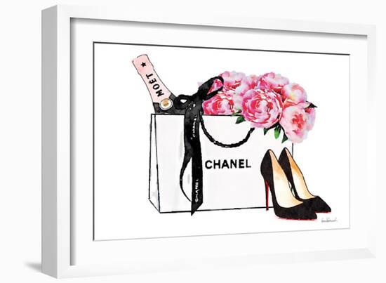 Champagne & Shopping-Amanda Greenwood-Framed Art Print