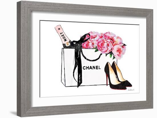 Champagne & Shopping-Amanda Greenwood-Framed Premium Giclee Print