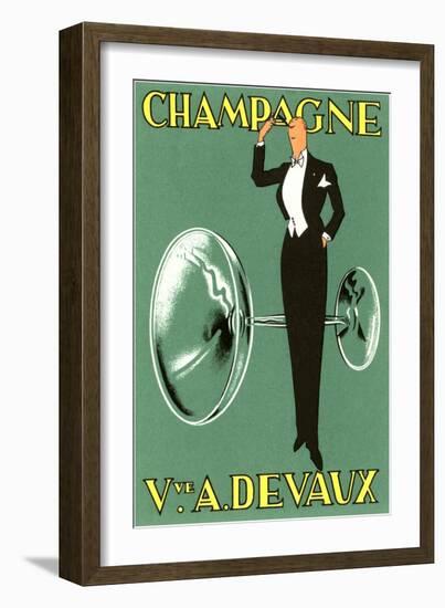 Champagne, Swell with Glass-null-Framed Art Print