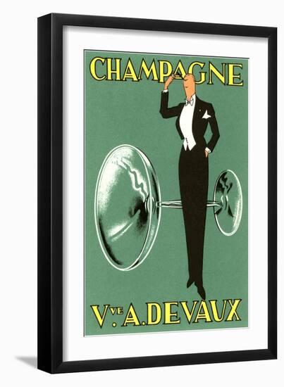 Champagne, Swell with Glass-null-Framed Art Print