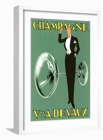 Champagne, Swell with Glass-null-Framed Art Print