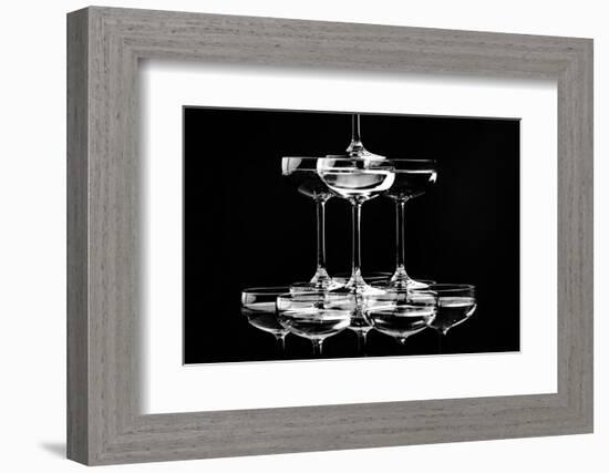 Champagne tower_10-1x Studio III-Framed Photographic Print