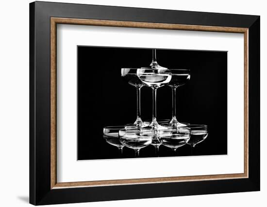 Champagne tower_10-1x Studio III-Framed Photographic Print