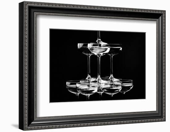 Champagne tower_10-1x Studio III-Framed Photographic Print