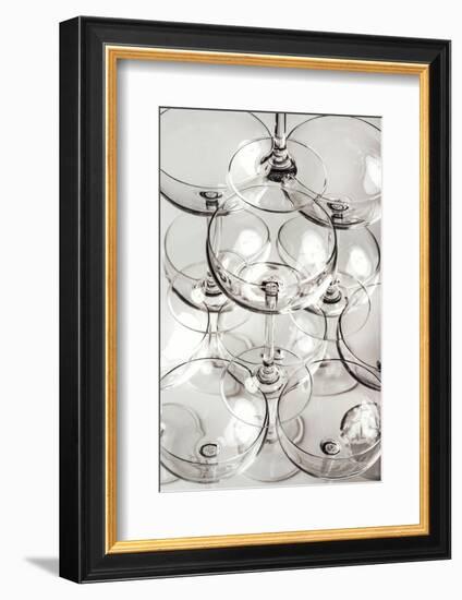 Champagne tower_7-1x Studio III-Framed Photographic Print