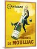 Champagne Vicomte De Moulliac-null-Mounted Premium Giclee Print