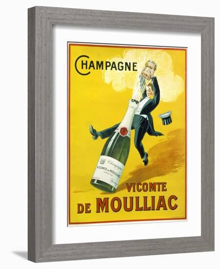 Champagne Vicomte De Moulliac-null-Framed Giclee Print