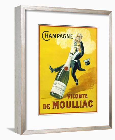 Champagne Vicomte De Moulliac-null-Framed Giclee Print